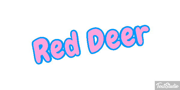 Red Deer Effet de texte