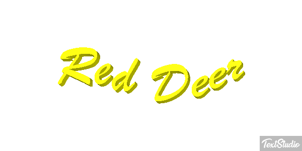 Red Deer Effet de texte