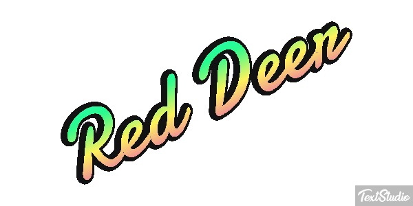 Red Deer Effet de texte