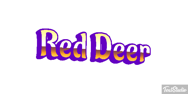 Red Deer Effet de texte