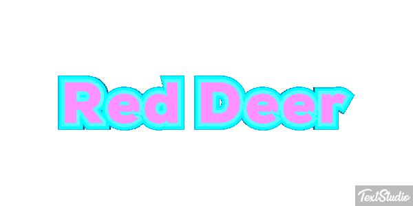 Red Deer Effet de texte