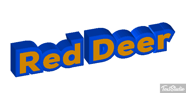 Red Deer Effet de texte