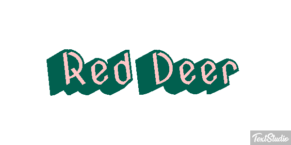 Red Deer Effet de texte