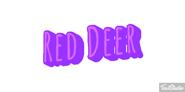 Red Deer Effet de texte