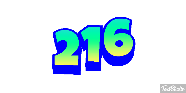 216 Metin efekti