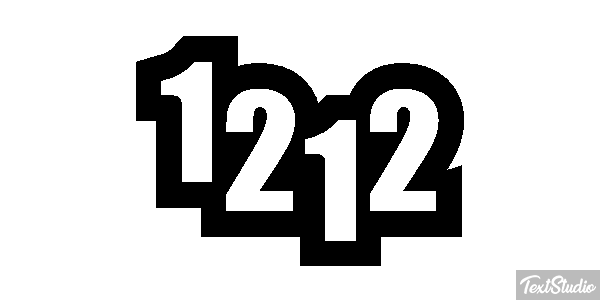 1212 Efecto de texto