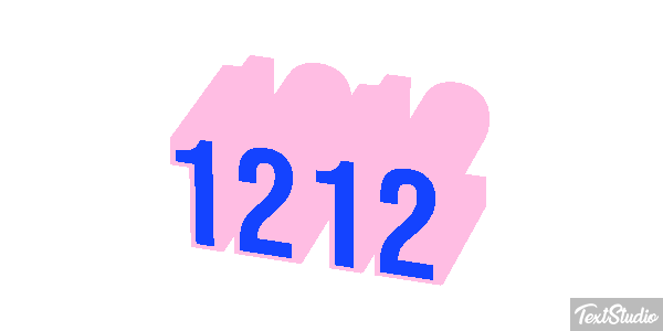 1212 Efecto de texto