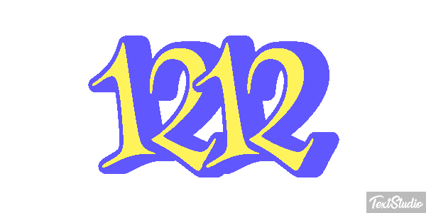 1212 Efecto de texto