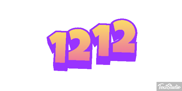 1212 Efecto de texto
