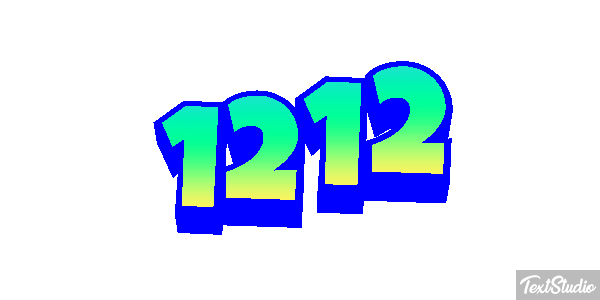 1212 Efecto de texto