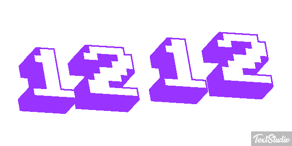 1212 Efecto de texto