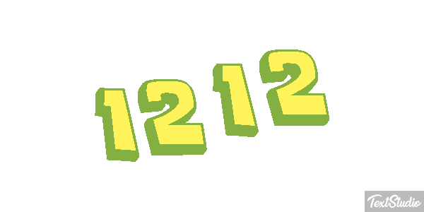 1212 Efecto de texto