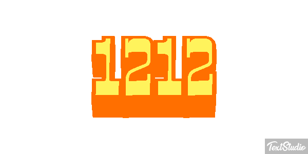 1212 Efecto de texto
