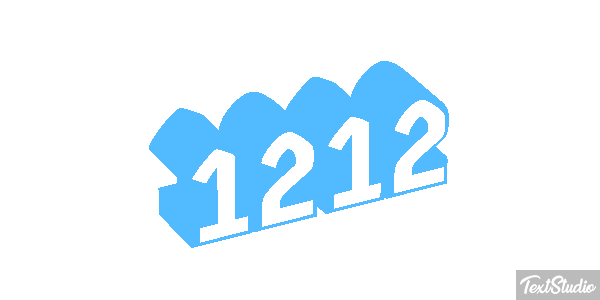 1212 Efecto de texto