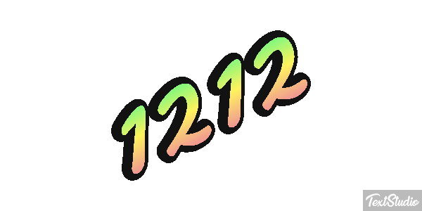 1212 Efecto de texto