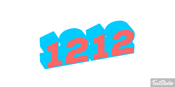 1212 Efecto de texto
