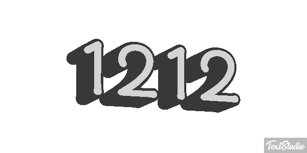 1212 Efecto de texto