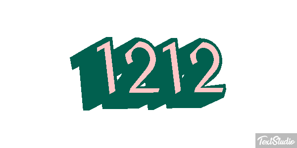 1212 Efecto de texto