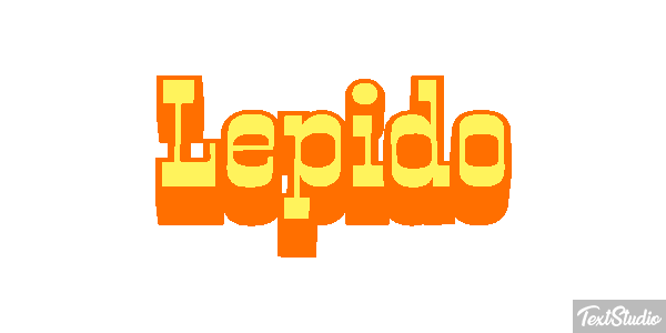 Lepido Effetto testo