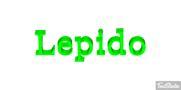 Lepido Effetto testo