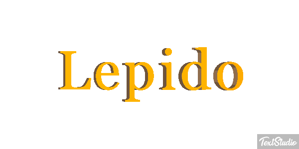 Lepido Effetto testo