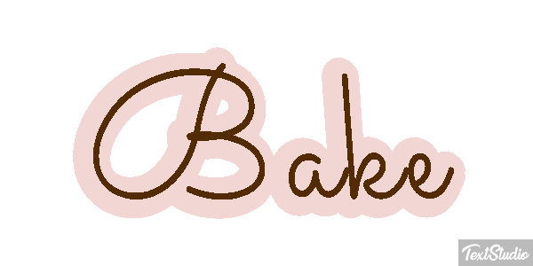 Bake Texteffekt