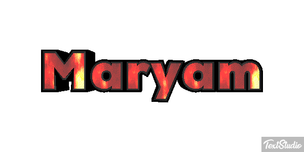 Maryam Text effect