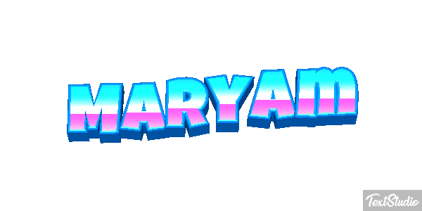 Maryam Text effect