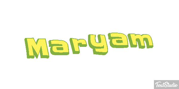 Maryam Text effect