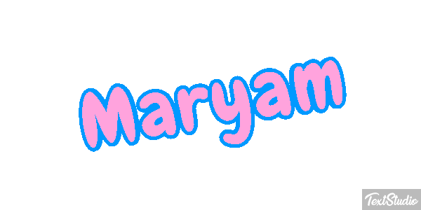 Maryam Text effect