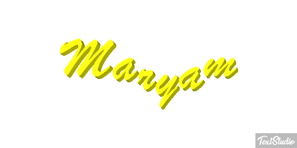 Maryam Text effect