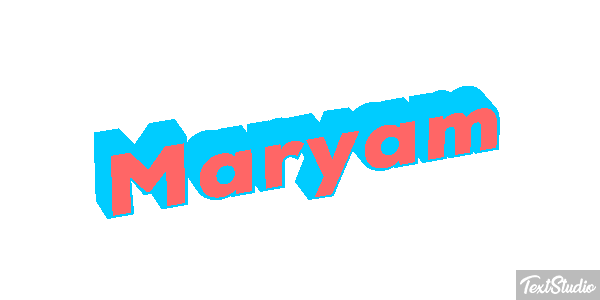 Maryam Text effect