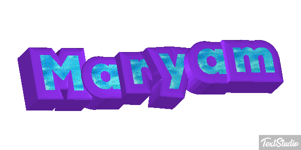 Maryam Text effect