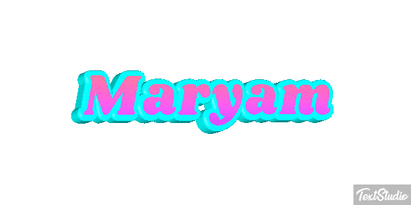 Maryam Text effect