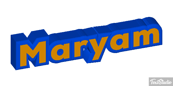 Maryam Text effect