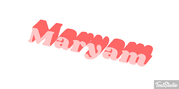 Maryam Text effect