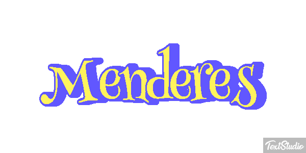 Menderes Efecto de texto