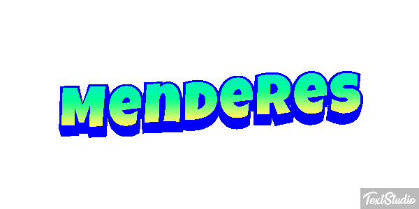 Menderes Efecto de texto