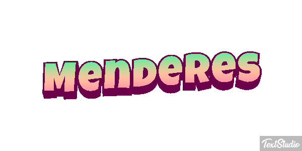 Menderes Efecto de texto