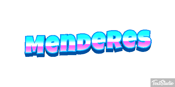 Menderes Efecto de texto