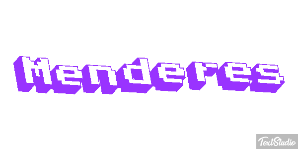 Menderes Efecto de texto