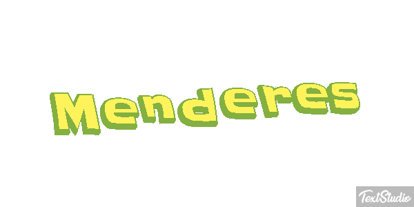 Menderes Efecto de texto