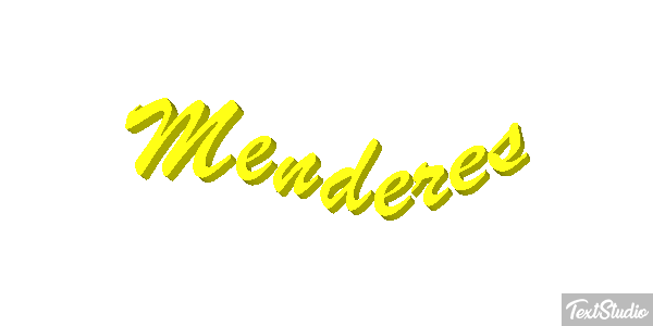 Menderes Efecto de texto