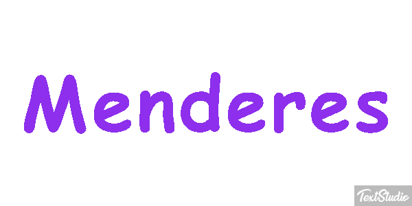 Menderes Efecto de texto