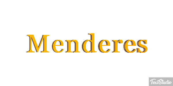 Menderes Efecto de texto