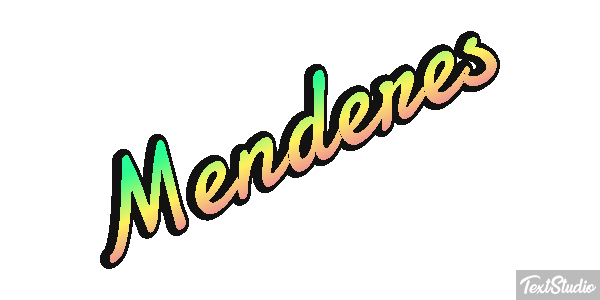 Menderes Efecto de texto