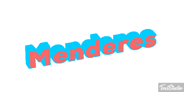 Menderes Efecto de texto