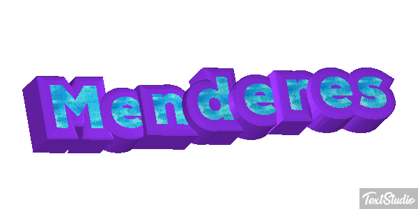 Menderes Efecto de texto