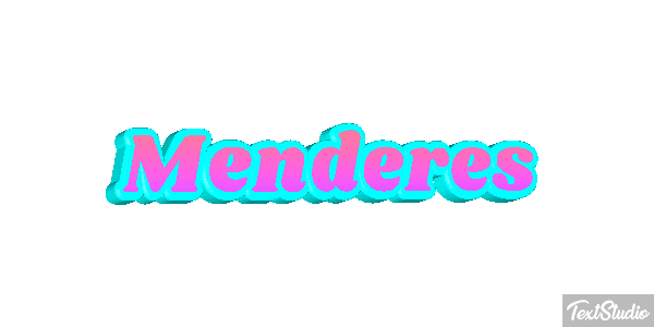 Menderes Efecto de texto