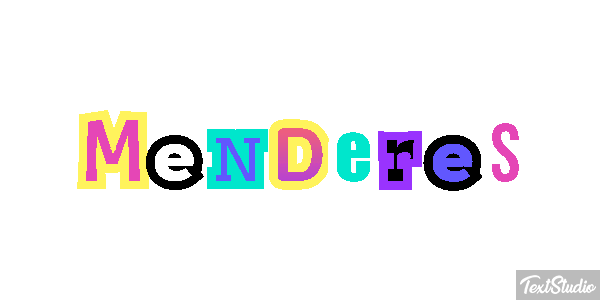 Menderes Efecto de texto
